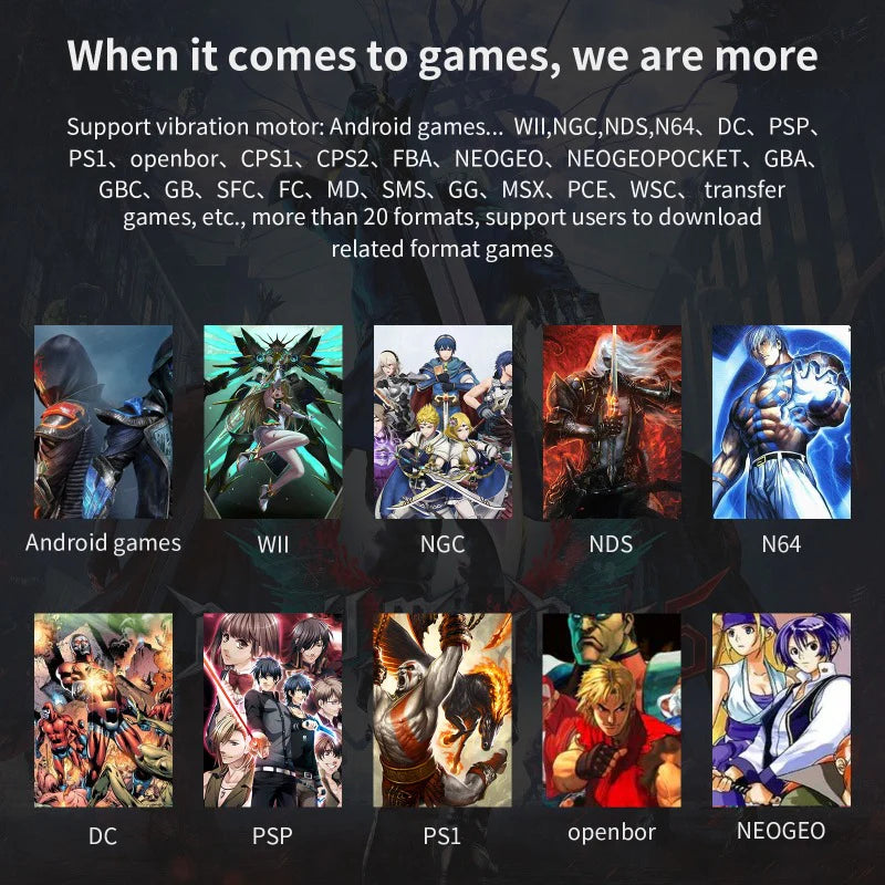 Anbernic RG552 Retro Game Console Android Linux Dual OS 10000 GAMES Anbernic RG552 Retro Game Console Android Linux Dual OS 10000 GAMES